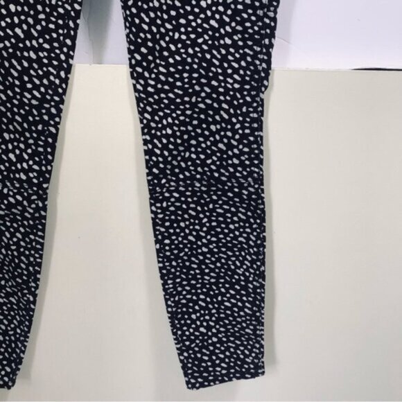 Tory Burch Walker Cargo Animal Print Pony Dots Jeans Pants Logo Stretch Waist 27 - Picture 10 of 16